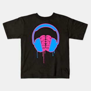 Brain Phones Kids T-Shirt